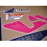 AUTOCOLLANT YAMAHA YZF 750R YEAR 1993 WHITE/PINK/BLUE