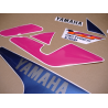 AUTOCOLLANT YAMAHA YZF 750R YEAR 1993 WHITE/PINK/BLUE
