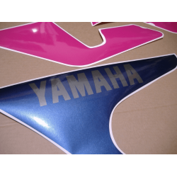 AUTOCOLLANT YAMAHA YZF 750R YEAR 1993 WHITE/PINK/BLUE