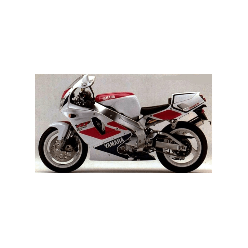 AUTOCOLLANT YAMAHA YZF 750R YEAR 1993 WHITE/PINK/BLUE
