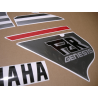 Yamaha FZR 1000 YEAR 1989 SILVER GREY AUFKLEBER