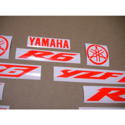 YAMAHA YZF-R6 YEAR 2009-2009 RED FLUOR