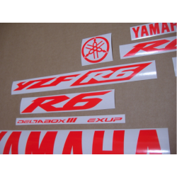 YAMAHA YZF-R6 YEAR 2009-2009 RED FLUOR