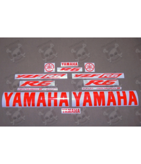 YAMAHA YZF-R6 YEAR 2009-2009 RED FLUOR