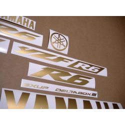 YAMAHA YZF-R6 YEAR 2009-2009 MATTE GOLD