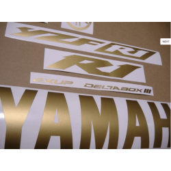 YAMAHA YZF-R1 YEAR 2002-2003 MATTE GOLD