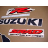 DECALS Suzuki TL 1000R YEAR 2000 - WHITE BLUE