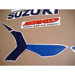 DECALS Suzuki TL 1000R YEAR 2000 - WHITE BLUE