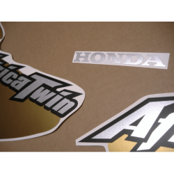 HONDA XRV 750 AFRICA TWIN 2003 - BLACK/GOLD ADESIVOS
