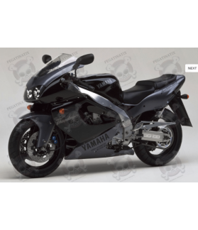 STICKERS Yamaha YZF 1000R 1997 - BLACK/GREY VERSION DECALS SET (Compatible Product)