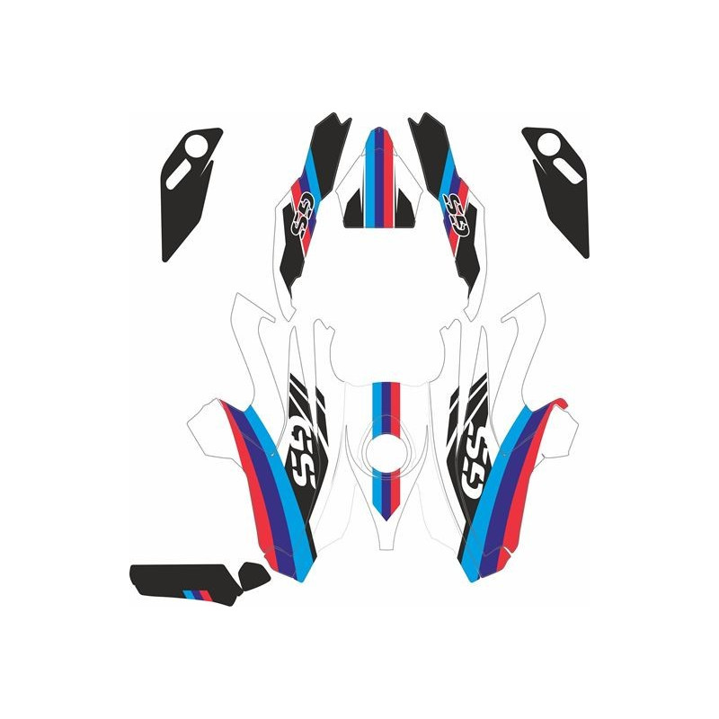 BMW 1200GS year 2013 - 2017 M Sport stickers