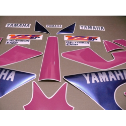 ADHESIVOS YAMAHA YZF 750 SPECIAL EDITION YEAR 1993  WHITE PINK BLUE