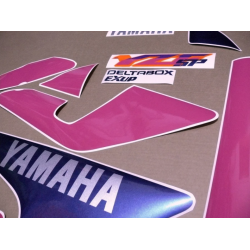 ADHESIVOS YAMAHA YZF 750 SPECIAL EDITION YEAR 1993  WHITE PINK BLUE