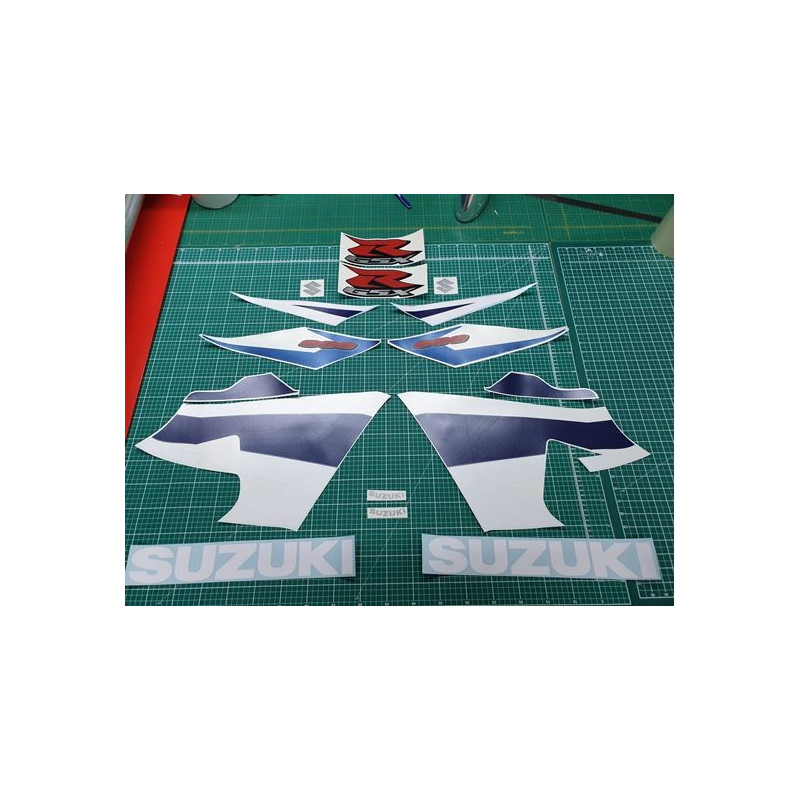 Labelbike 3D Aufkleber Für Suzuki GSXR 600 Lenkerplatte – Kompatibel Mit 2004-2005, Handbeschichtet