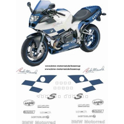 AUTOCOLLANT BMW R-1100S Boxer Cup RANDY MAMOLA YEAR 2004