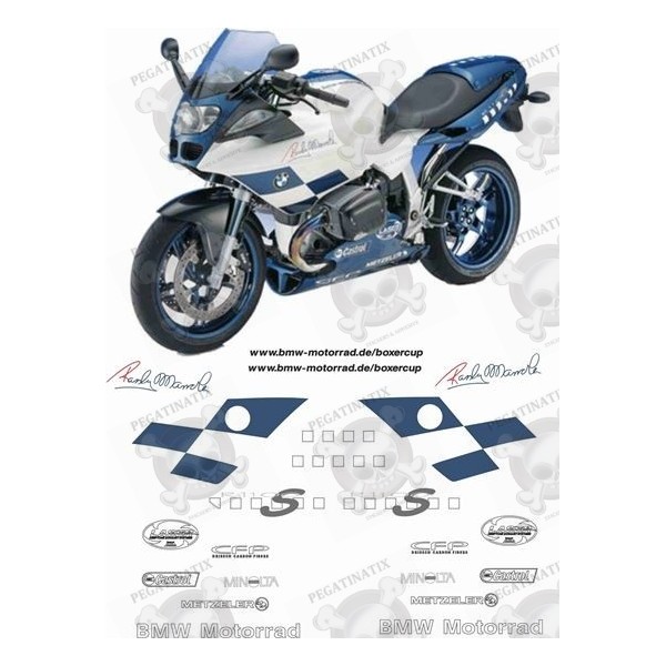Boxer-Design : PEGATINAS BMW MOTORSPORT PARA TANQUE Y CUBIERTA DEL RADIADOR  [10009894]