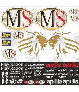 Aprilia MS Sponsor MotoGP Decals (Compatible Product)