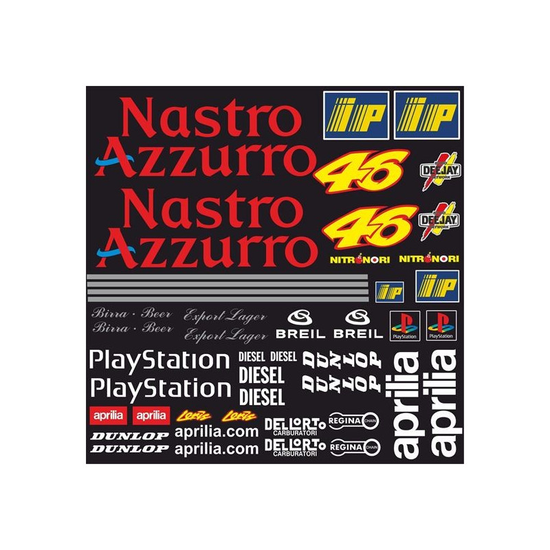Aprilia Nastro Azzurro motoGP ADHESIVOS