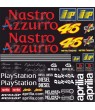 Aprilia Nastro Azzurro motoGP Stickers