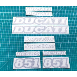 DUCATI 851 YEAR 1989 - 1990 ADHESIVOS