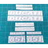 DUCATI 851 YEAR 1989 - 1990 AUTOCOLLANT