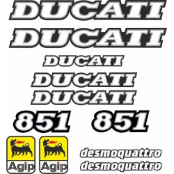 DUCATI 851 YEAR 1991 - 1992 AUTOCOLLANT