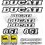 DUCATI 851 YEAR 1991 - 1992 AUFKLEBER (Kompatibles Produkt)