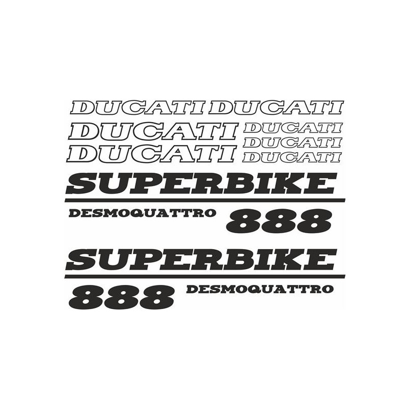 Ducati 888 Superbike desmodue AUFKLEBER