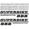 Ducati 888 Superbike desmodue AUFKLEBER