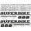 Ducati 888 Superbike desmodue STICKERS (Compatible Product)