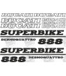 Ducati 888 Superbike desmodue STICKERS