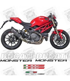 Ducati Monster 1100 Evo YEAR 2011 - 2013 STICKERS (Compatible Product)