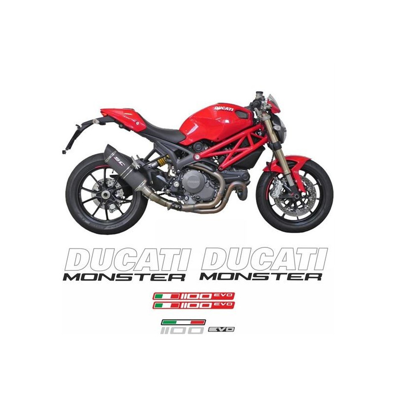 Ducati Monster 1100 Evo YEAR 2011 - 2013 AUTOCOLLANT