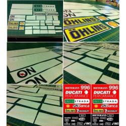 Ducati 996 / 916 / 998 Foggy WSB DECALS