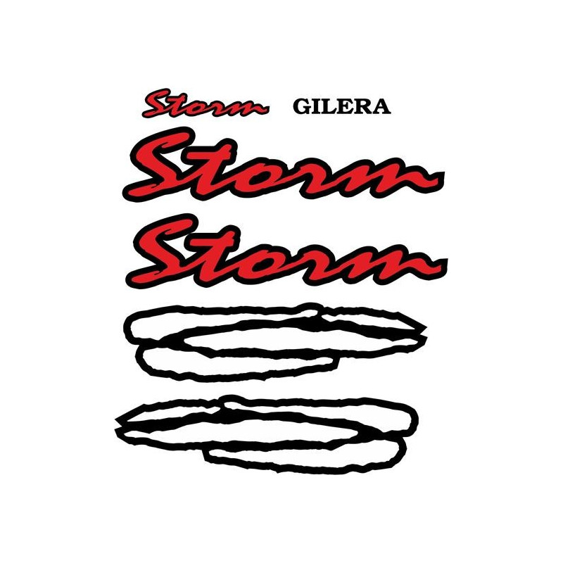 AUFKLEBER Gilera Storm