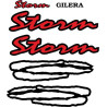 AUFKLEBER Gilera Storm