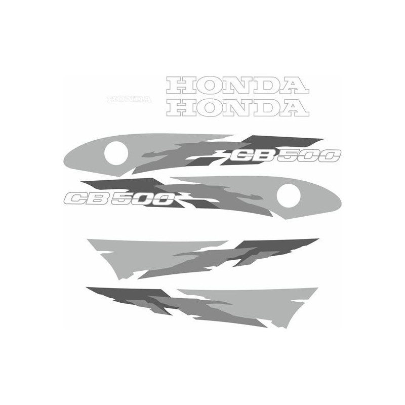 AUFKLEBER SET HONDA CB 500 YEAR 1996-1997