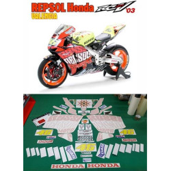 ADESIVI HONDA CBR RC211V 2003 Valencia WSB Repsol super bike
