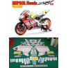 ADESIVI HONDA CBR RC211V 2003 Valencia WSB Repsol super bike