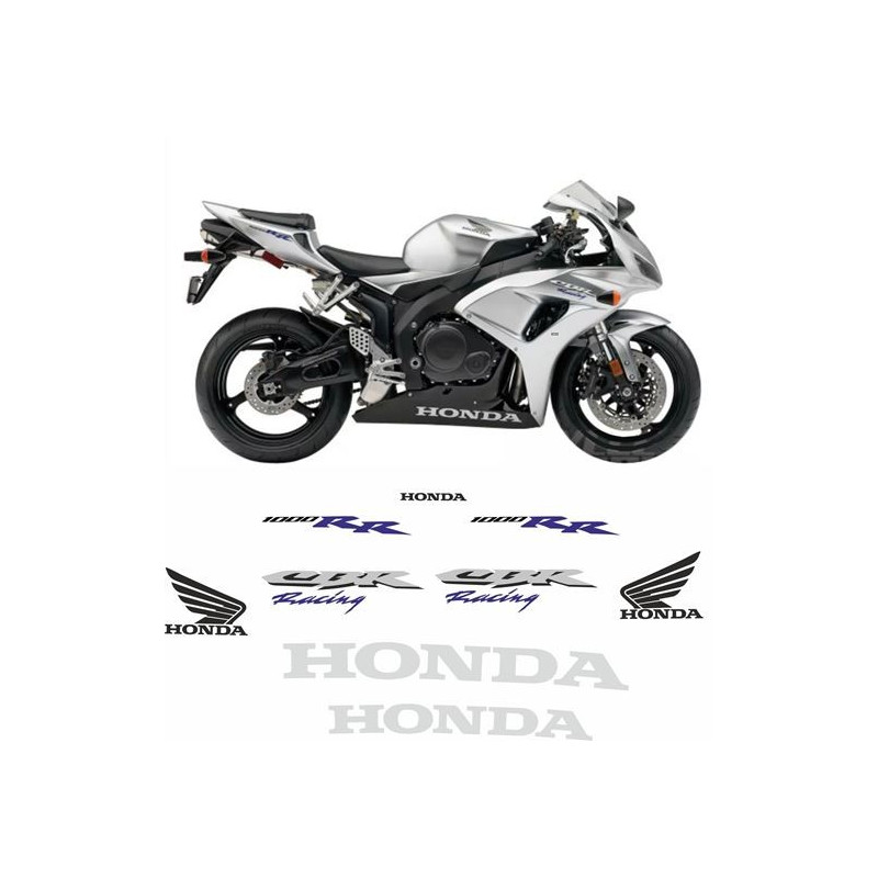 AUTOCOLLANT HONDA CBR 1000RR RACING YEAR 2006-2007