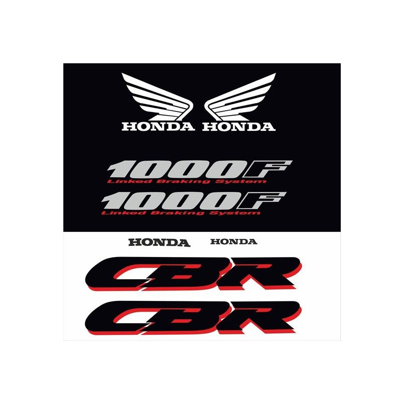 ADESIVI HONDA CBR 1000F 1993 (Linked Braking System)