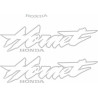 AUTOCOLLANT SET HONDA CB600 1998 - 2000