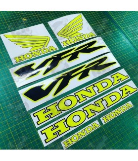 STICKERS HONDA VFR 800 V 2005-2006 YELLOW FLUOR (Compatible Product)