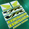 AUFKLEBER HONDA VFR 800 V 2005-2006 YELLOW FLUOR