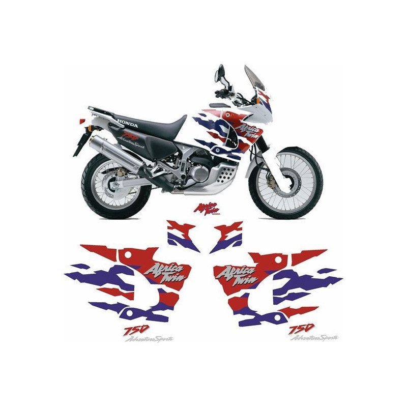 HONDA AFRICA TWIN XRV  750 YEAR 1997-1998 DECALS