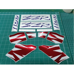 Kawasaki ZZR 1100 YEAR 1995 DECALS