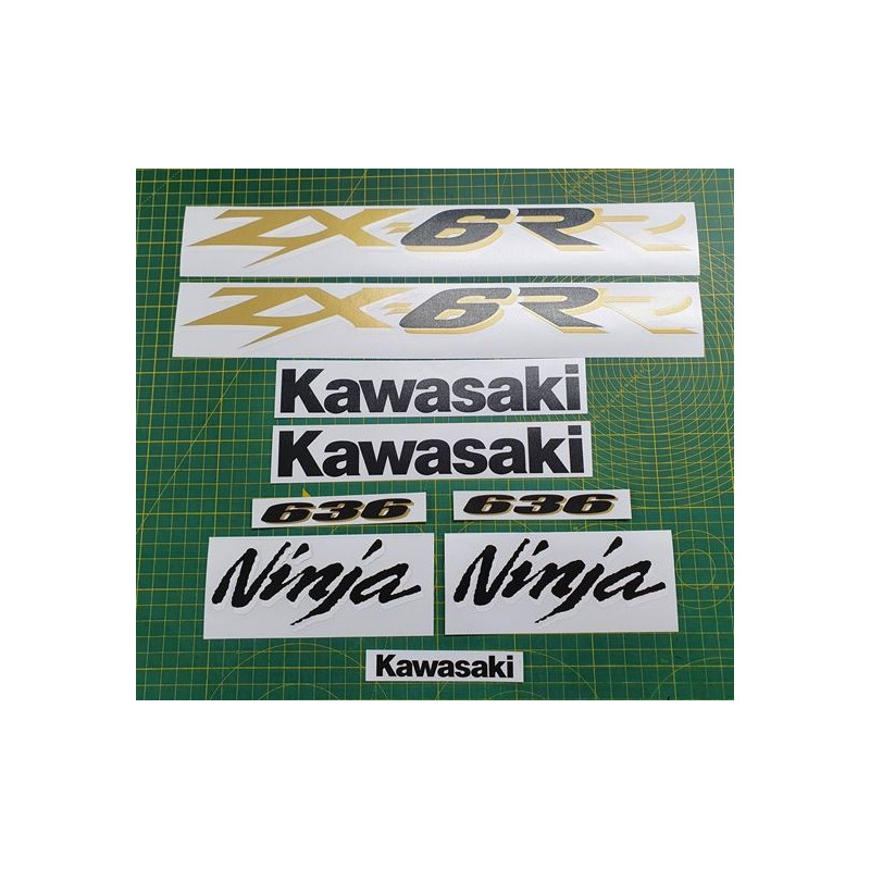 Kawasaki ZX-6RR 636 YEAR 2003-2004 ADHESIVOS