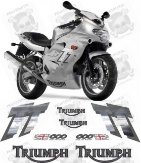 TRIUMPH TT 600 YEAR 2000-2003 ADESIVOS (Produto compatível)