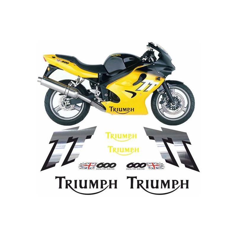 TRIUMPH TT 600 YEAR 2000-2003 ADESIVOS