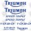 TRIUMPH Speed Triple 1050 STICKERS (Compatible Product)